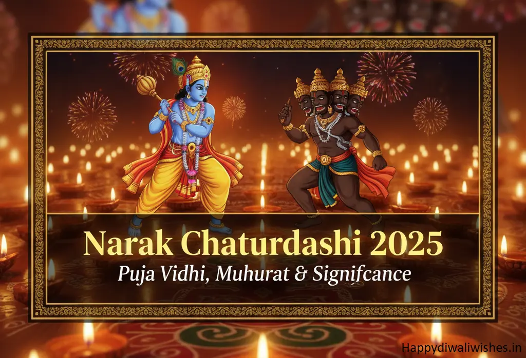 Narak Chaturdashi 2025: Puja Vidhi, Muhurat & Significance